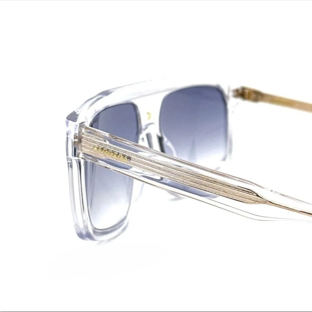 CARRERA 1061/S 9001V TRANSPARENT GOLD AUTHENTIC SUNGLASSES W/CASE 59-16